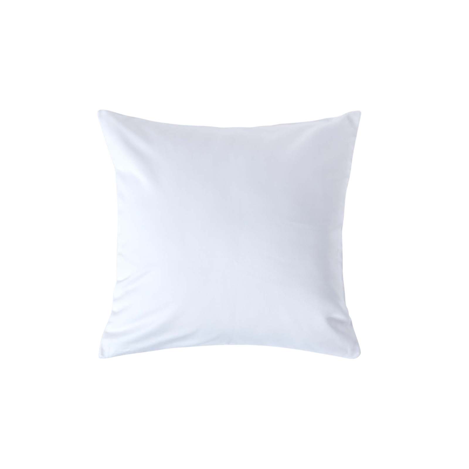 Taie D'oreiller Premium 40x40cm Blanc Coton Égyptien 1000tc Homescapes