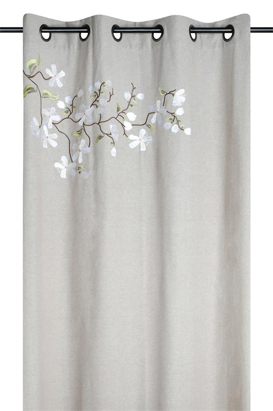 Rideau Printemps Naturel 140x260 Cm