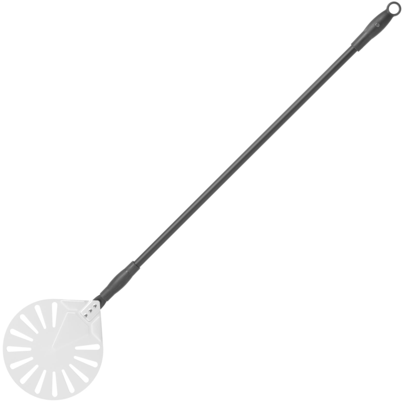 Pelle À Pizza Avec Trous Et Manche Coulissant, Ronde En Aluminium, Diamètre 230 Mm, Longueur 1200 Mm - Hendi 617168