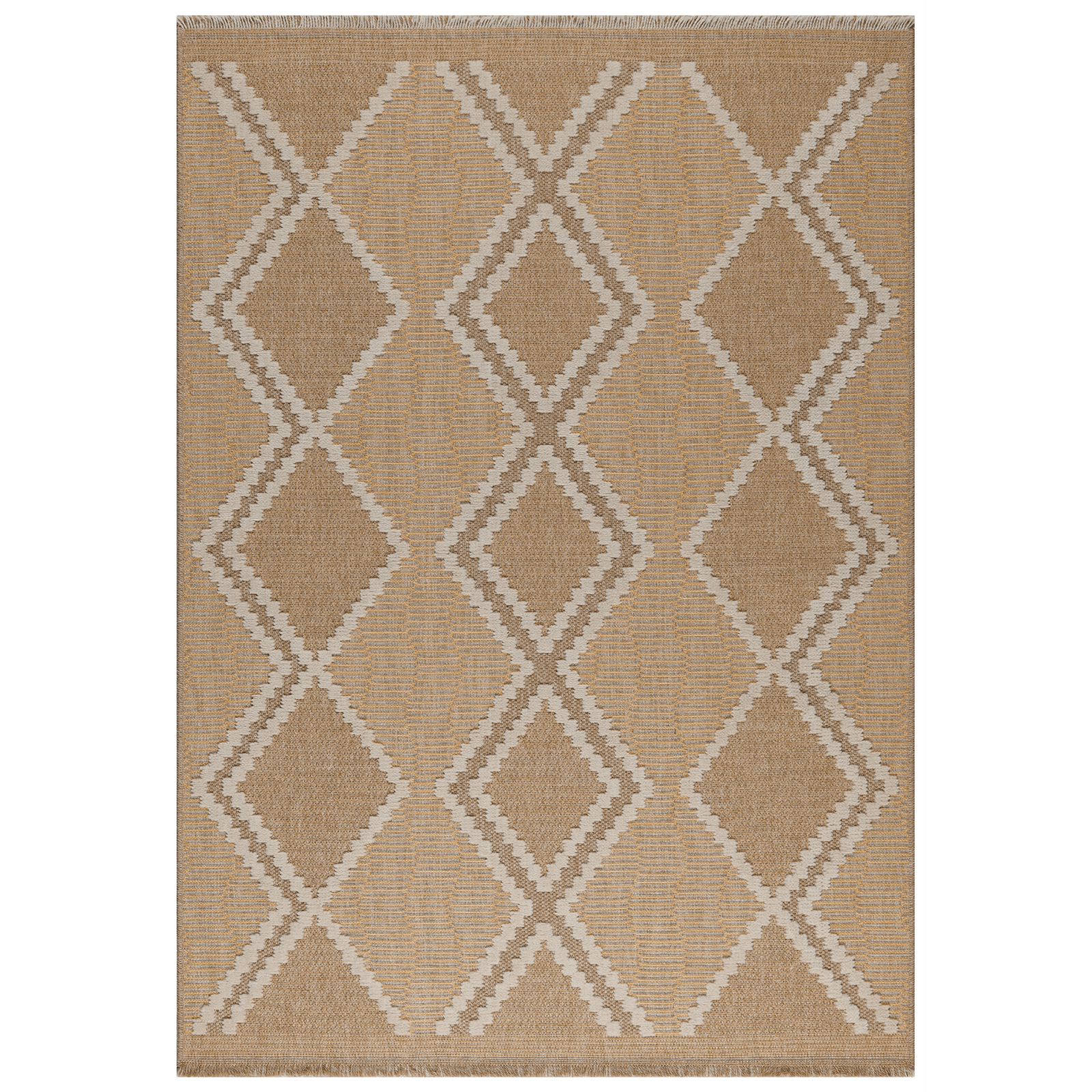 Tapis Tissé Extérieur Intérieur Tulum Jute - 120 X 170 Cm