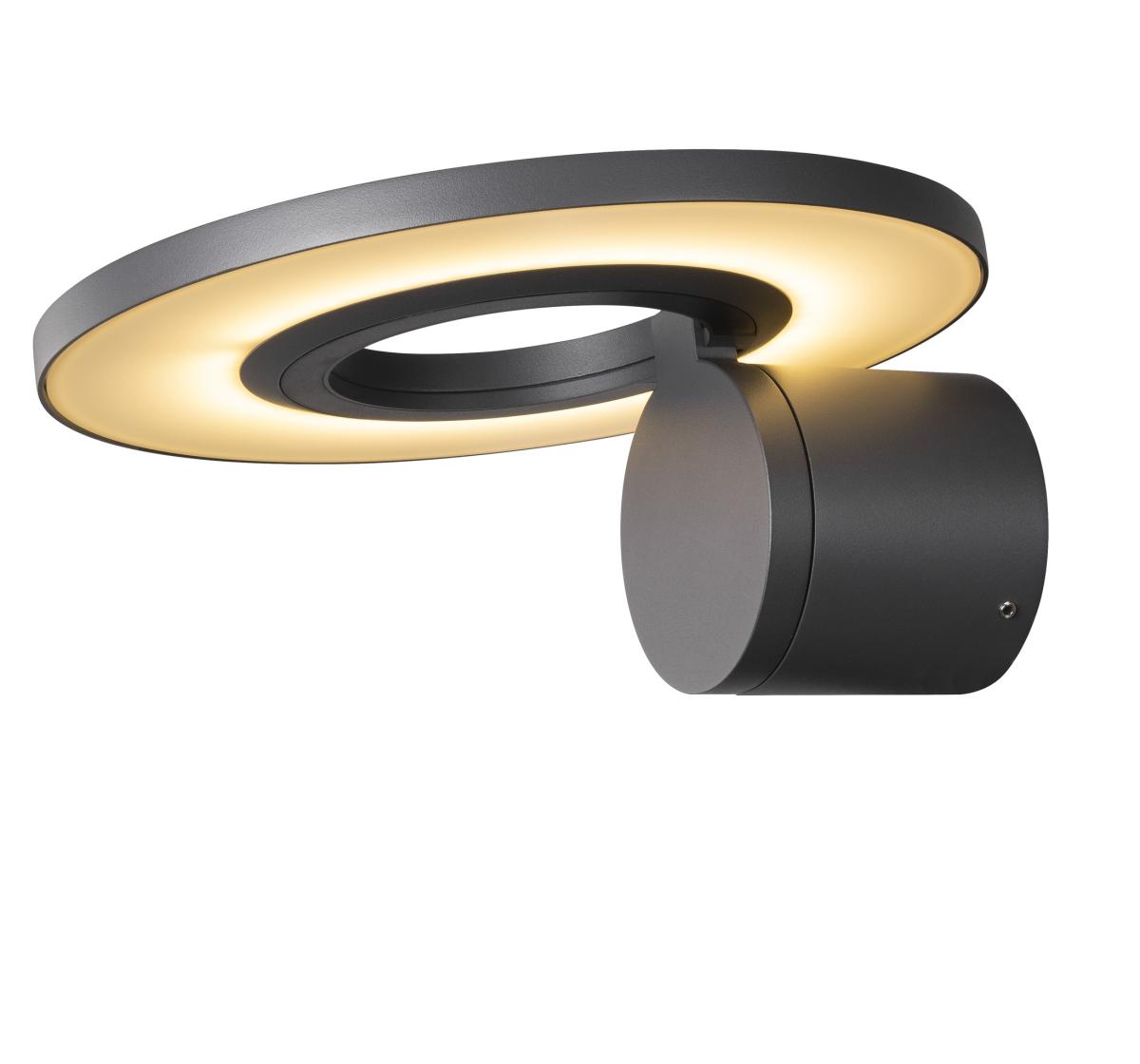 SLV Applique murale LED I-Ring, anthracite, aluminium, Ø 24 cm