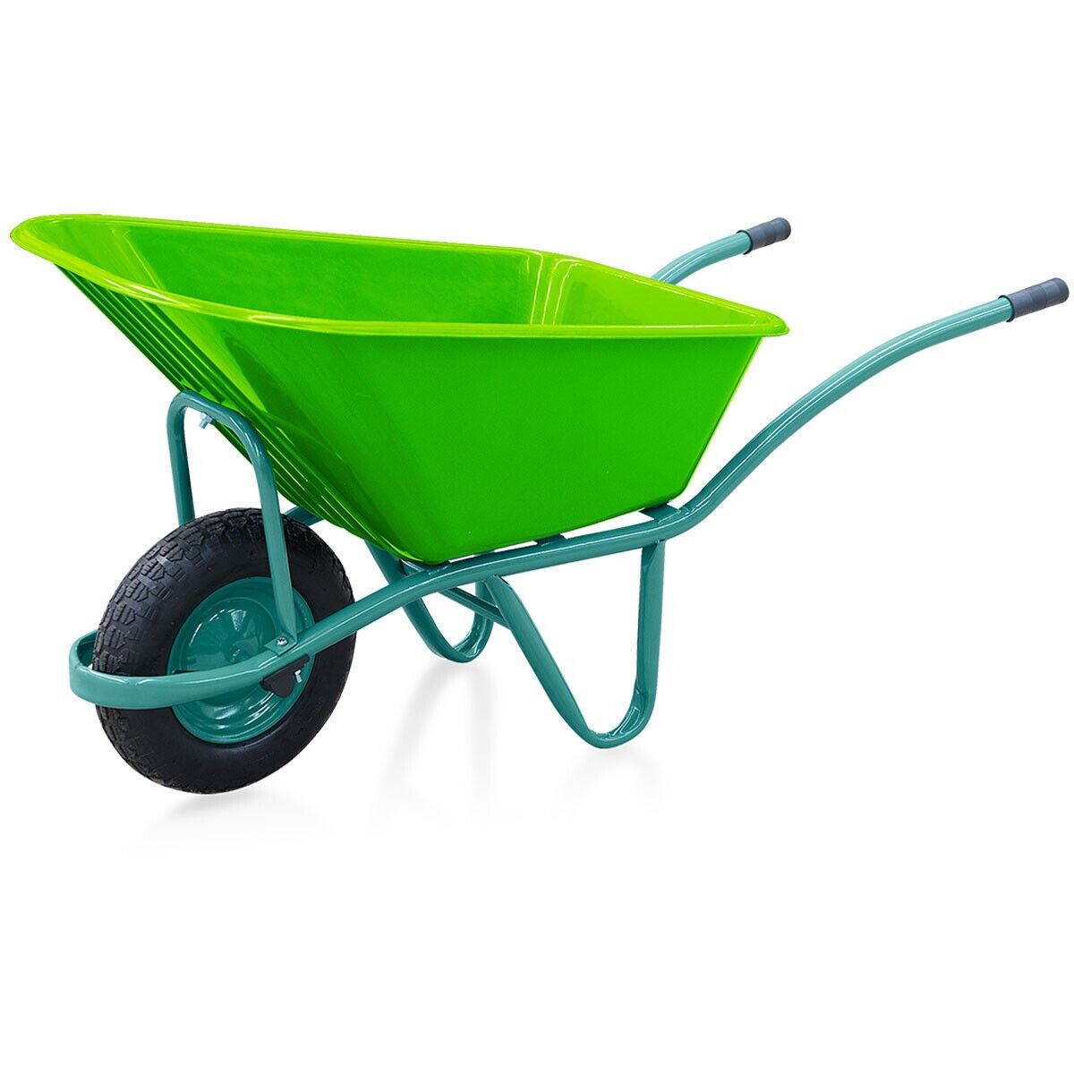 Brouette De Jardin Pvc Capacité 100l Roue Ø37cm Vito Antirouille