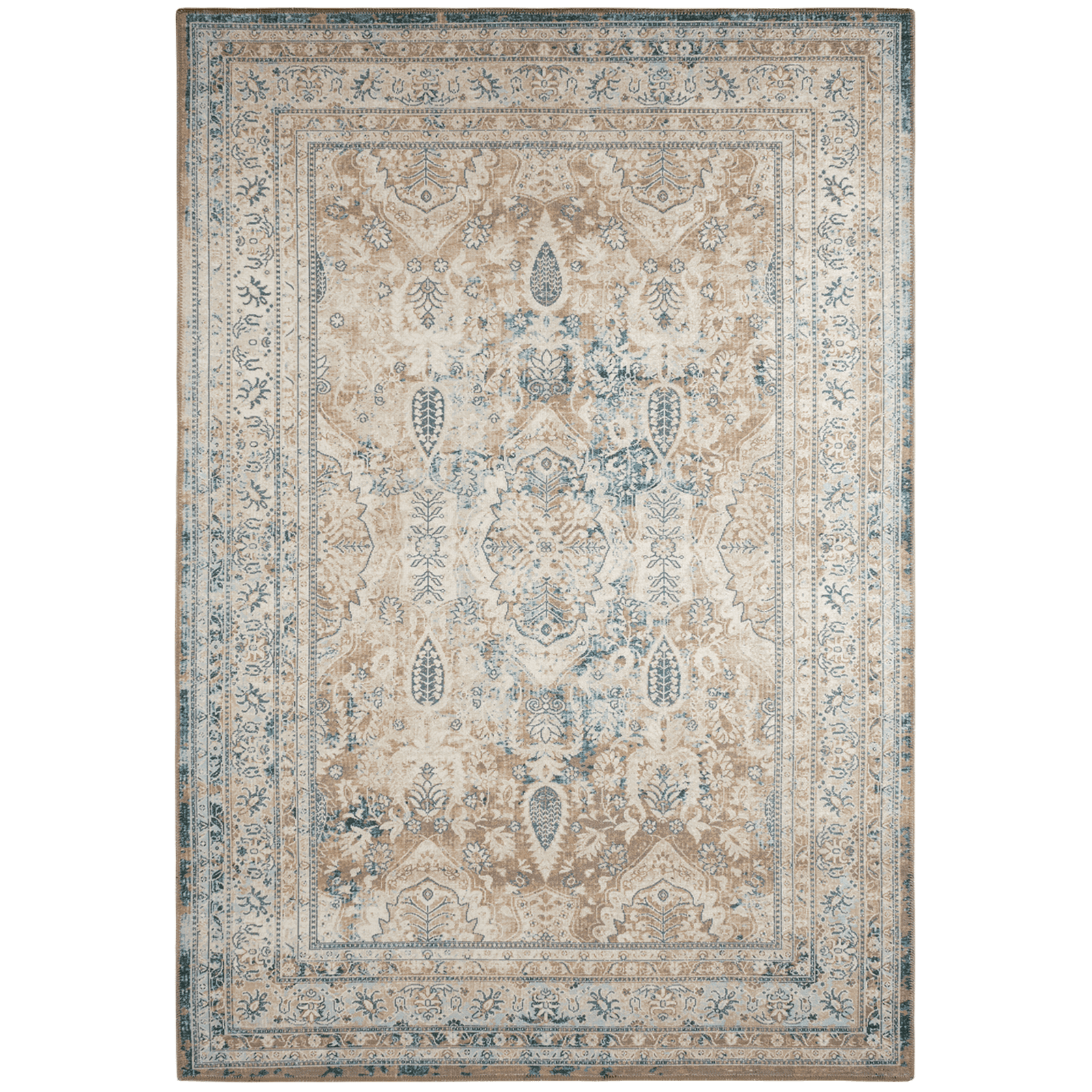 Tapis Imprimé Intérieur Carry Vintage - 120 X 170 Cm