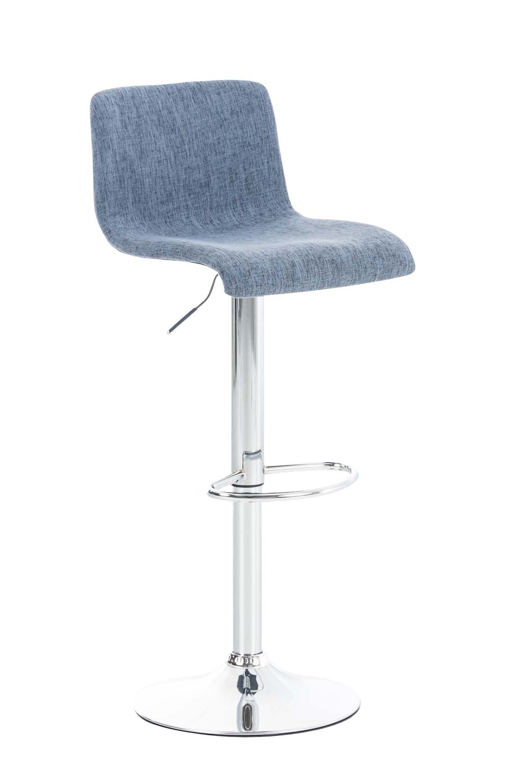 Tabouret De Bar Hoover Tissu C Bleu