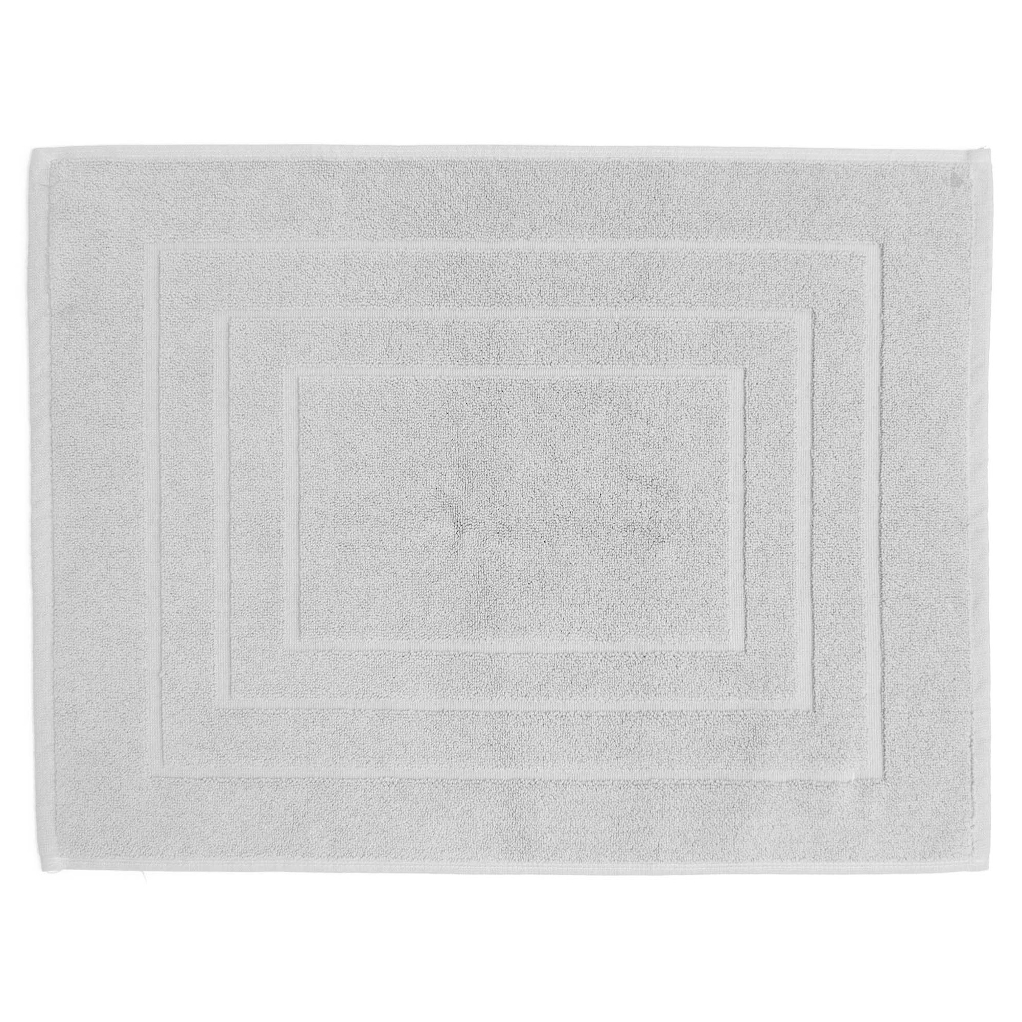 Tapis De Bain Coton 1000g/m2 Collection Naïa 80x60 Cm Blanc Craie