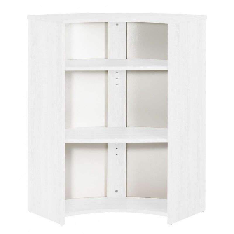 Meuble Comptoir Bar Beaux Meubles Pas Chers Tour Eiffel 750 751 96,7 Cm 3 Niches Blanc Panneaux De Particules