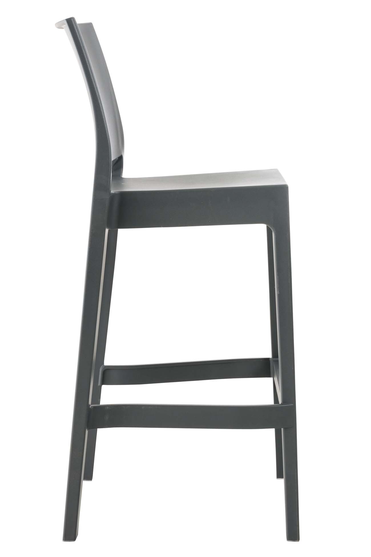 Lot De 4 Tabourets De Bar Maya Gris Foncé