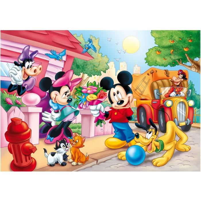Lisciani Giochi Disney Puzzle Double Face Maxi Floor 150 Mickey Mouse