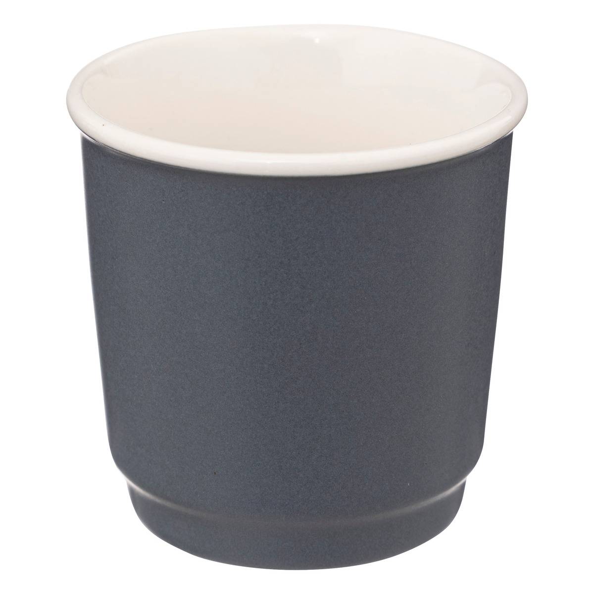 Tasse "nature" En Porcelaine Bleu 9cl - Sg Secret De Gourmet