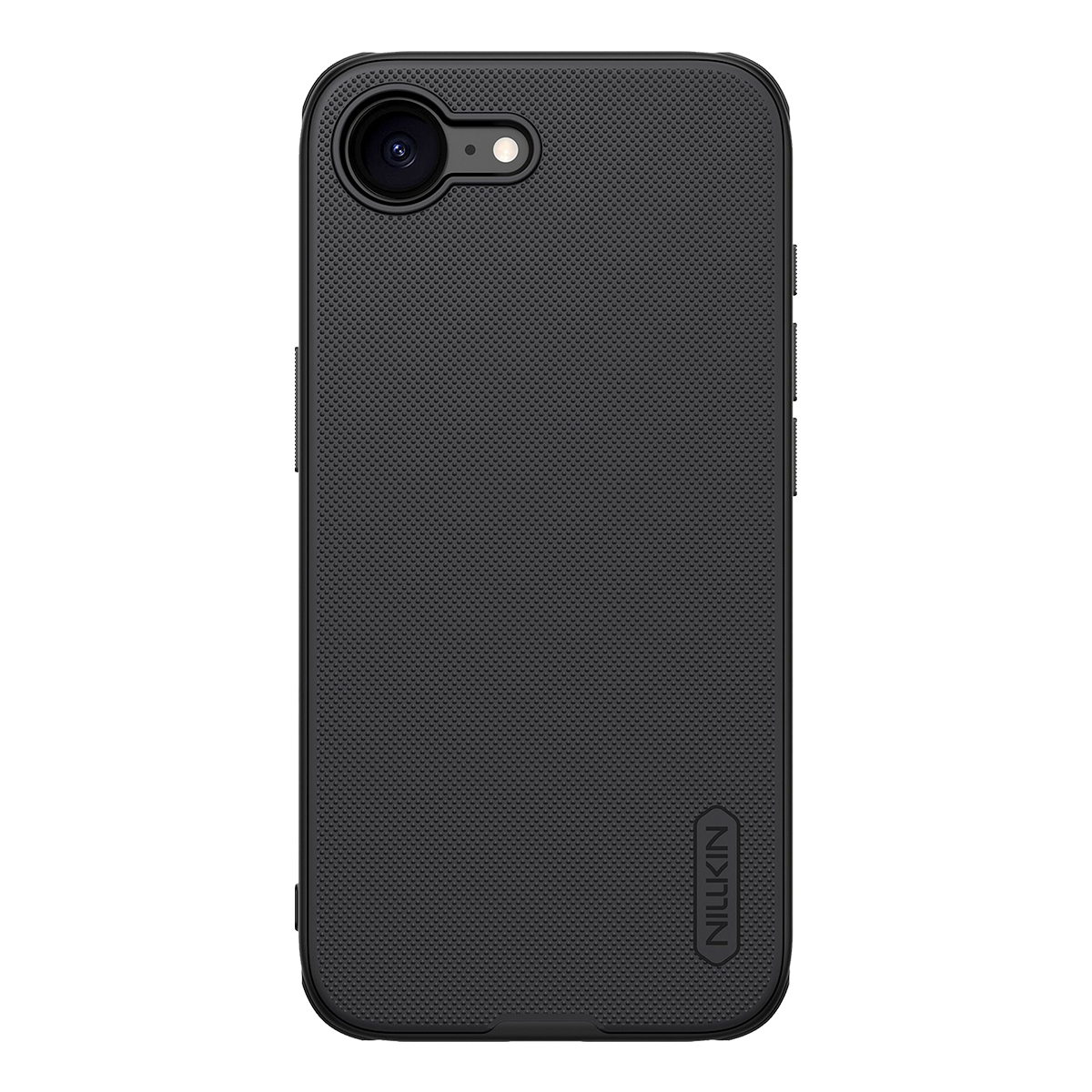 Coque Pour Iphone 16e / 17e Conception Bi-matière Modèle Super Frosted Pro Noir Nillkin