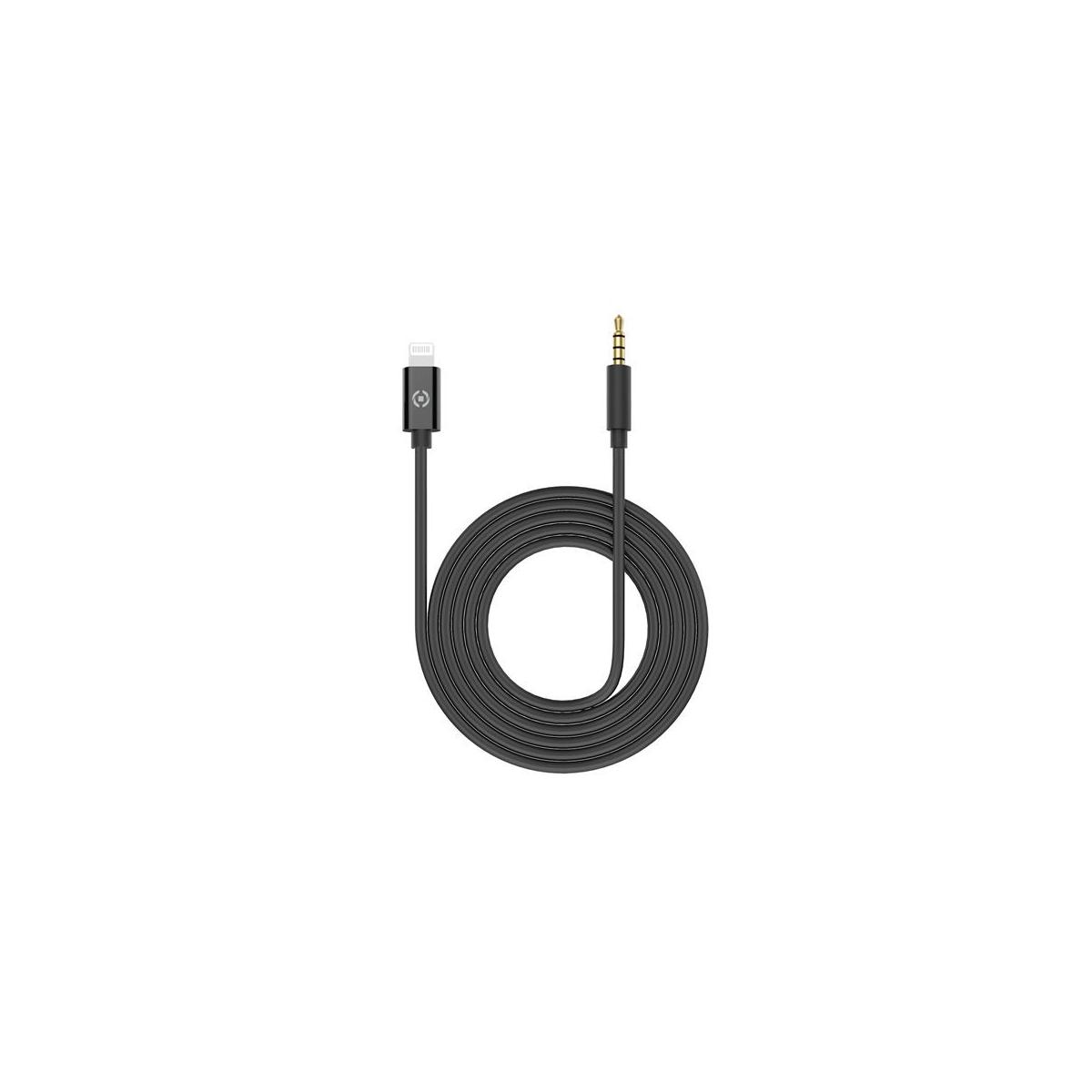 Celly Usblight35mmbk Cavo Per Cellulare Nero 1 M 3.5mm Lightning