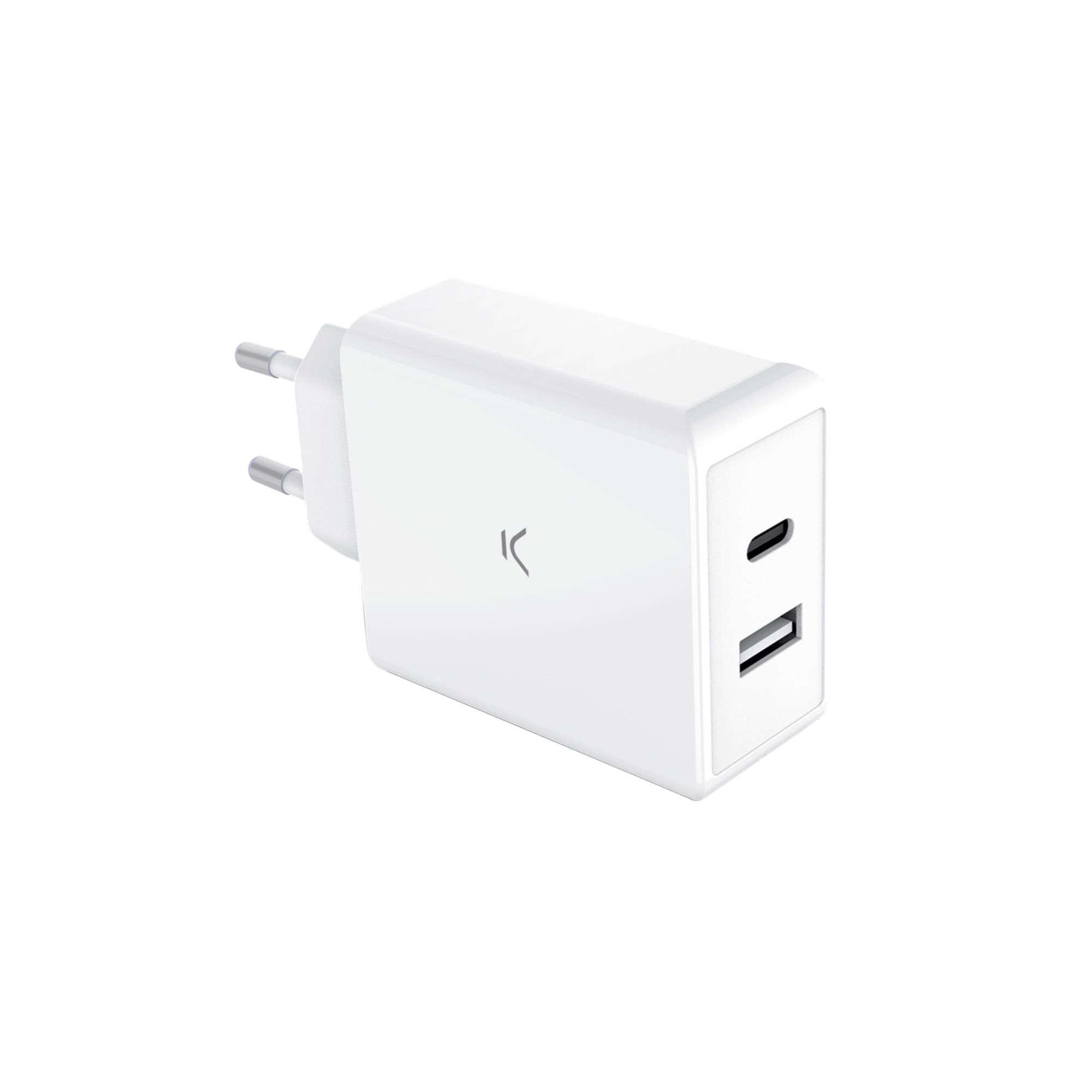 Ksix Bxcdc65dgan Chargeur D'appareils Mobiles Ordinateur Portable, Smartphone, Tablette Blanc Secteur Charge Rapide Int