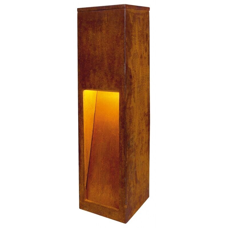 SLV Rusty Slot 50 potelet LED, hauteur 50 cm