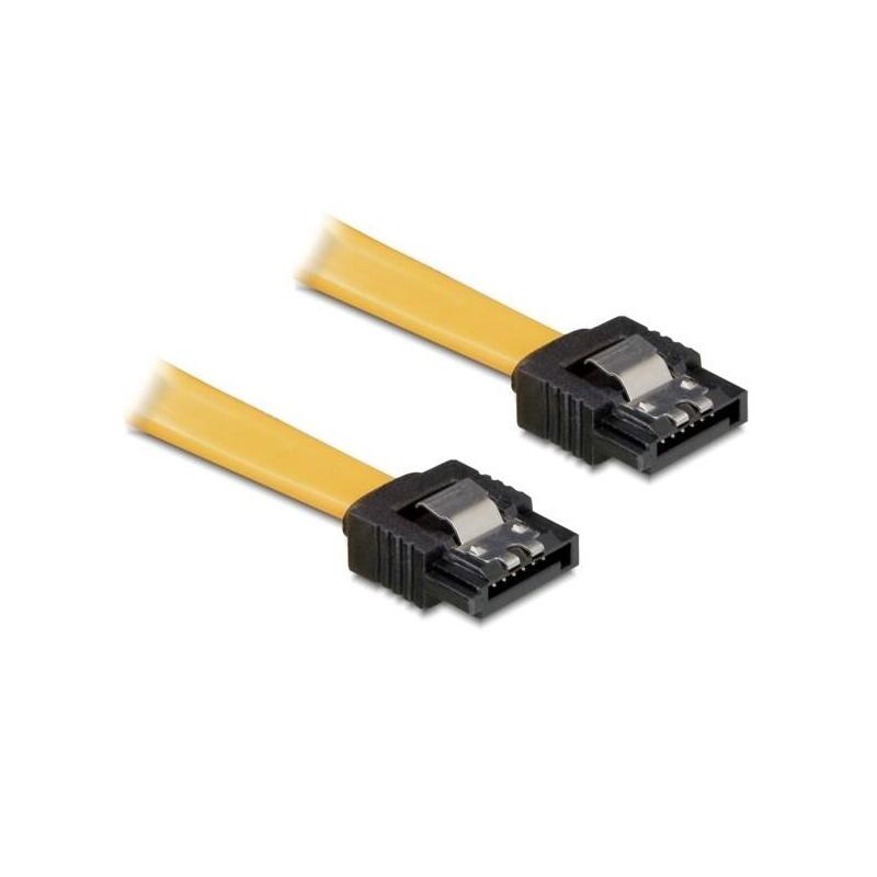 Cable Sata Delock 0,1 M Cable Sata 0,1 M Jaune
