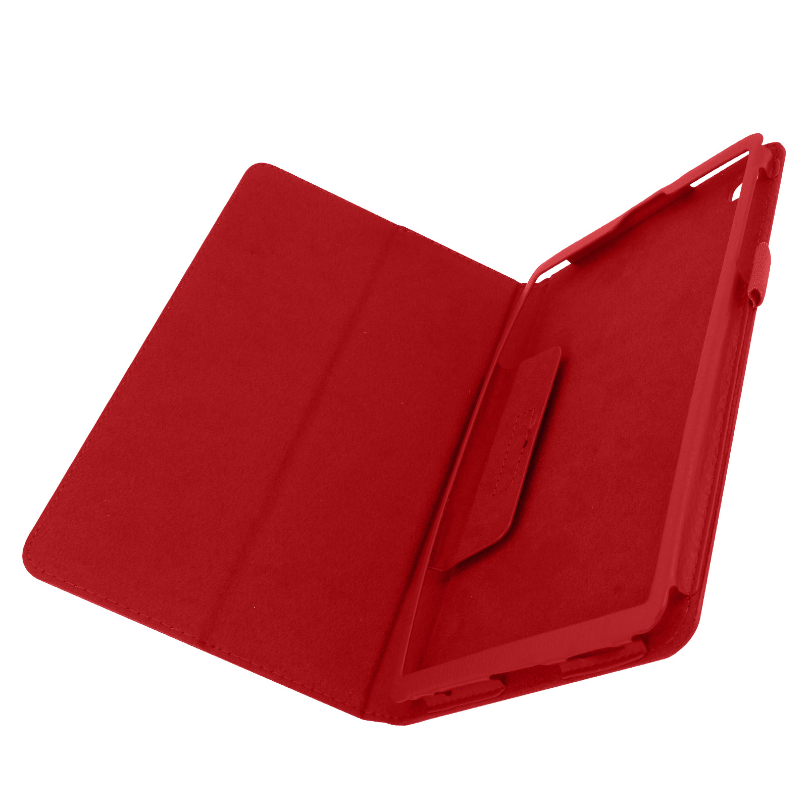 Étui Samsung Galaxy Tab A7 Lite Avec Porte-stylet Clapet Fonction Support Rouge Rouge