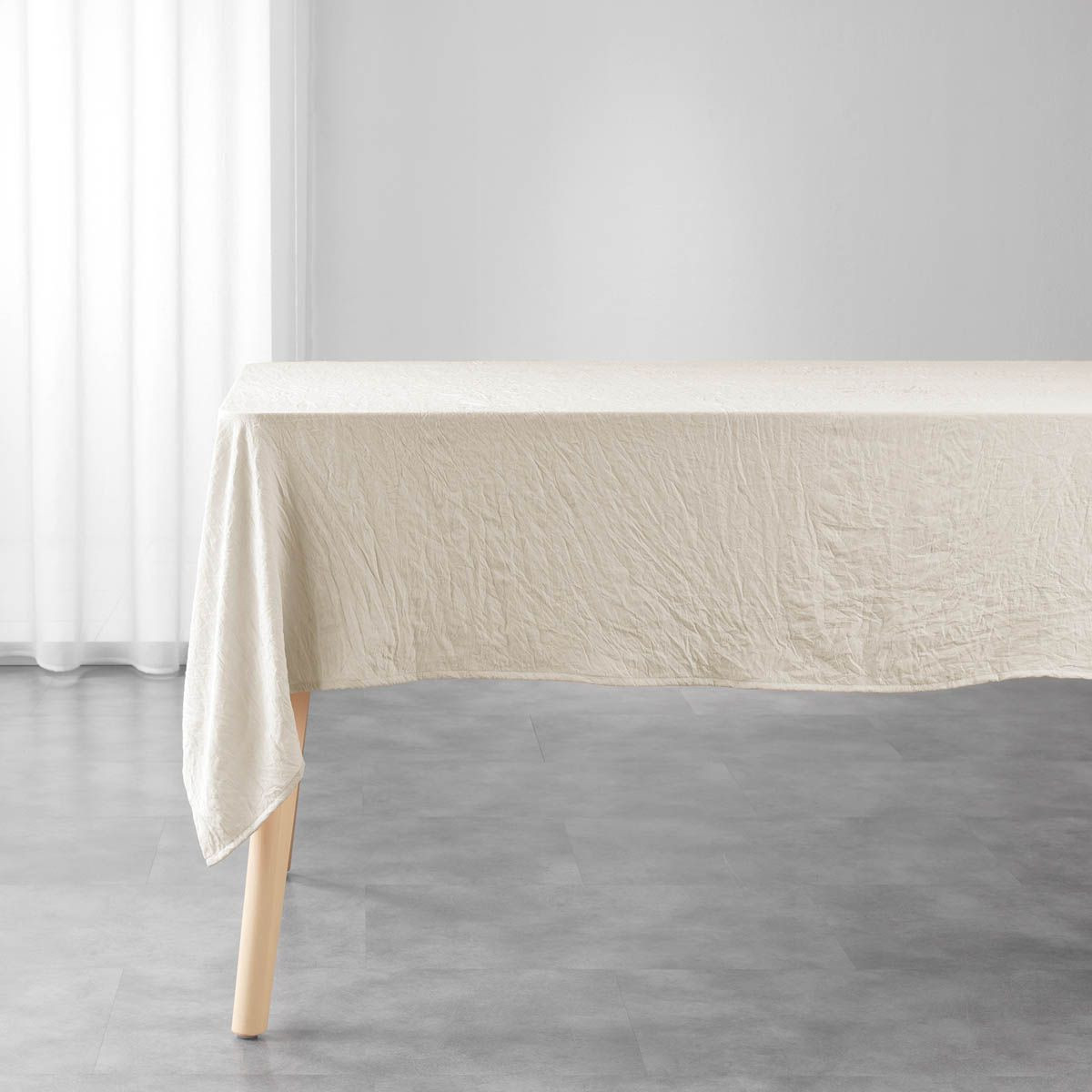 Nappe Microfibre "suzy" 140x240cm Naturel