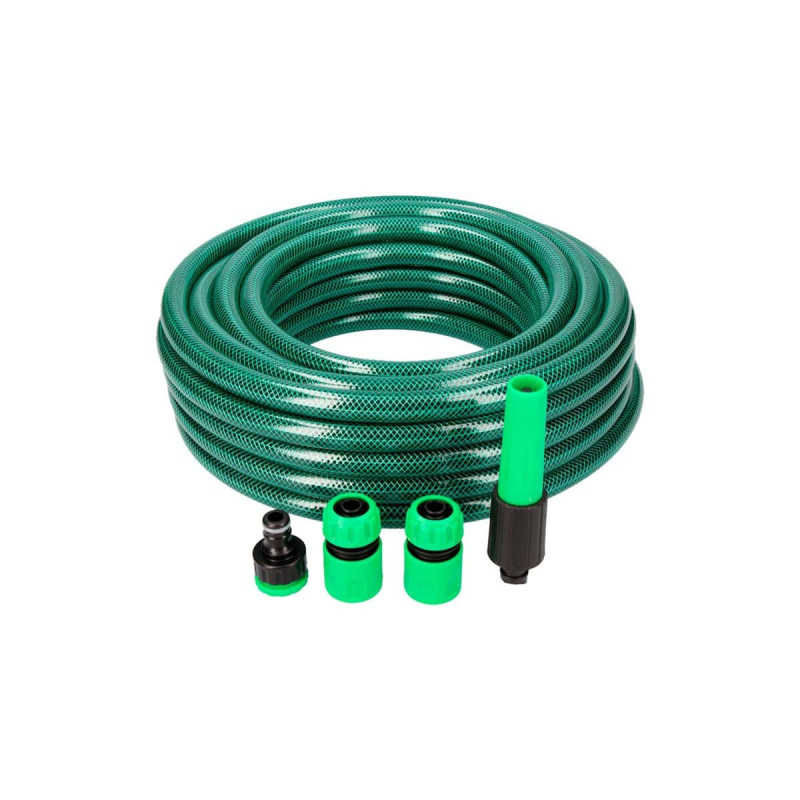 Tuyau D'arrosage Edm - Diamètre 15 Mm - 10 M Avec Accessoires