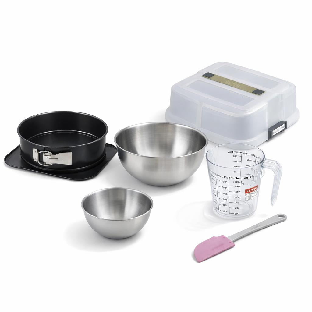 Set De 5 Ustensiles De Pâtisserie Moule Bake Click And Go