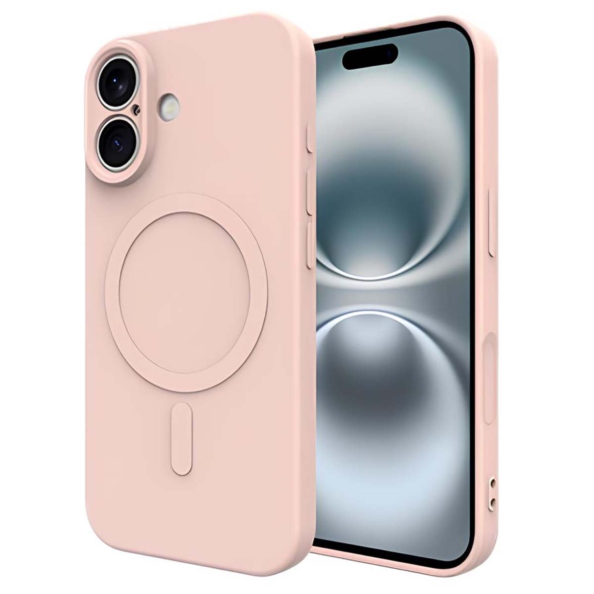 Coque Pour Iphone 17 Magsafe En Tpu Souple Série Kickcase Rose Just In Case