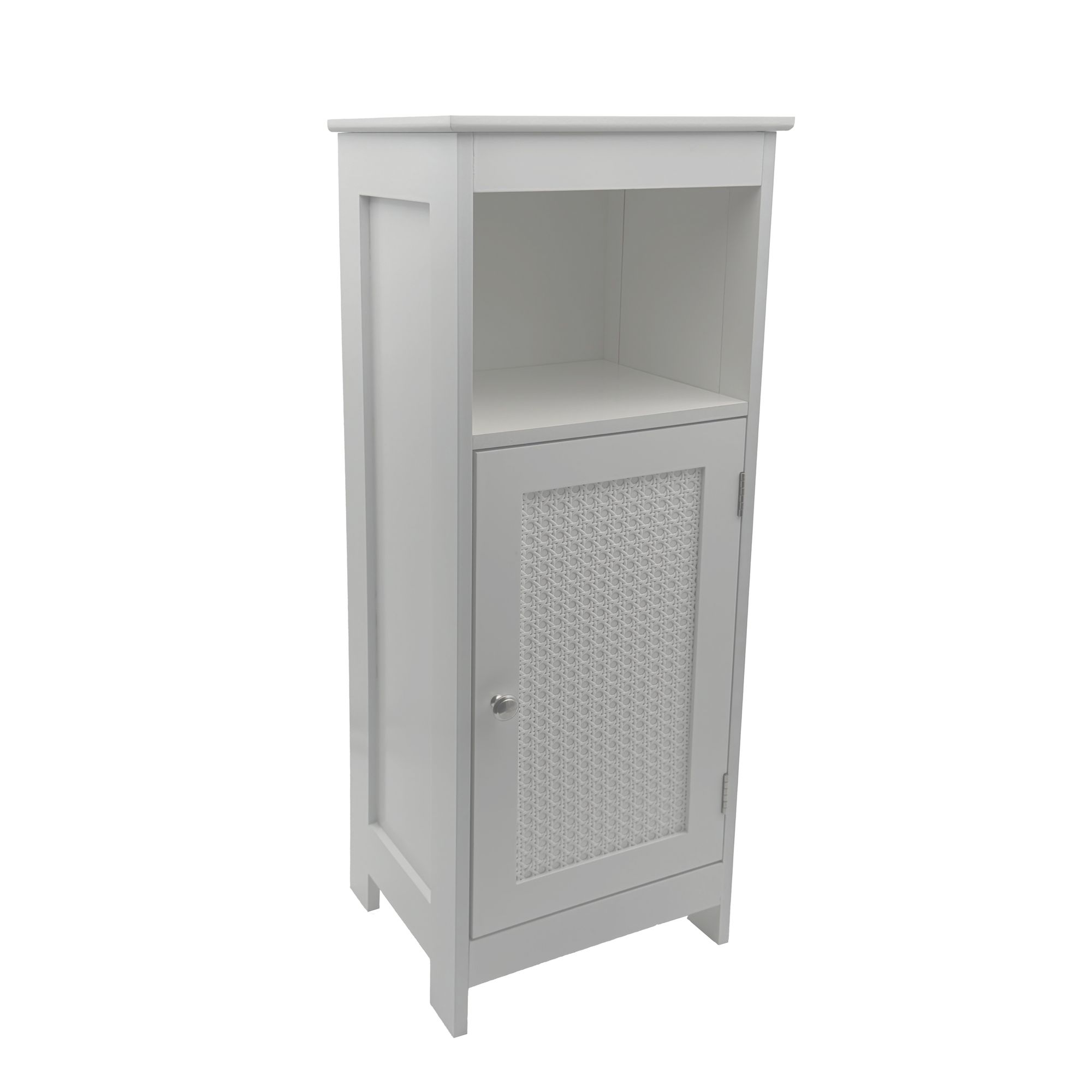 Armoire De Salle De Bain Blanche Meuble De Bain Porte & Étagère Étagère De Bain