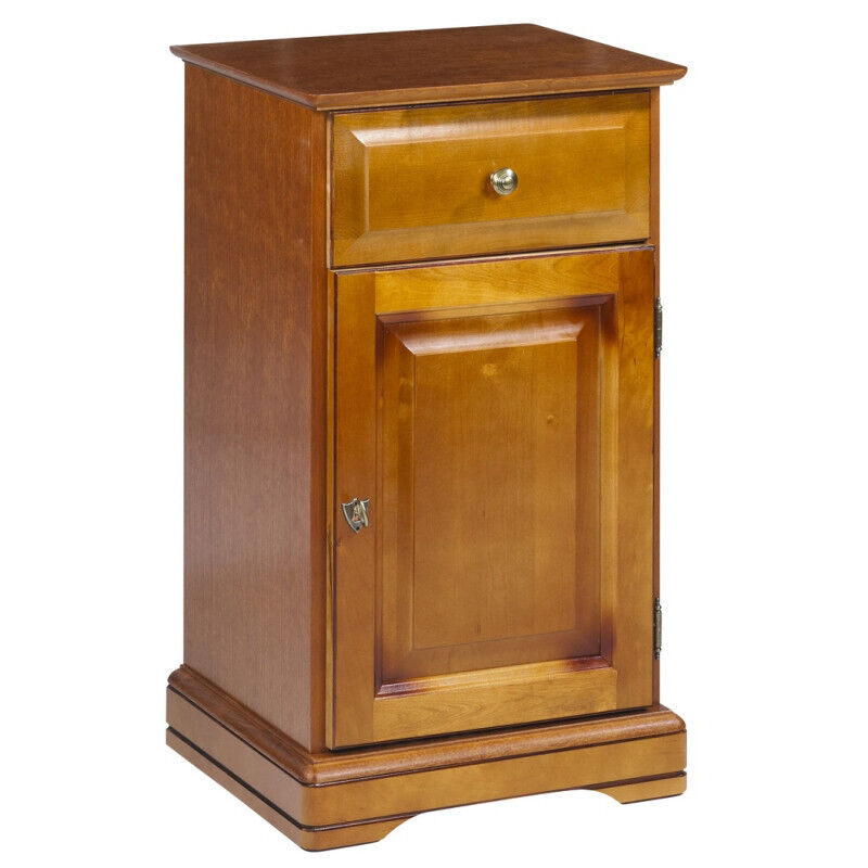 Confiturier Beaux Meubles Pas Chers Merisier Louis Philippe 1 Porte 1 Tiroir 2 Niches Marron