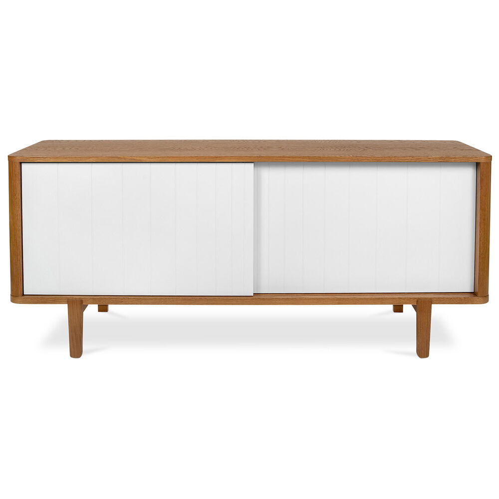 Privatefloor - Buffet Bicolore De Style Scandinave - Brawen Bois Naturel
