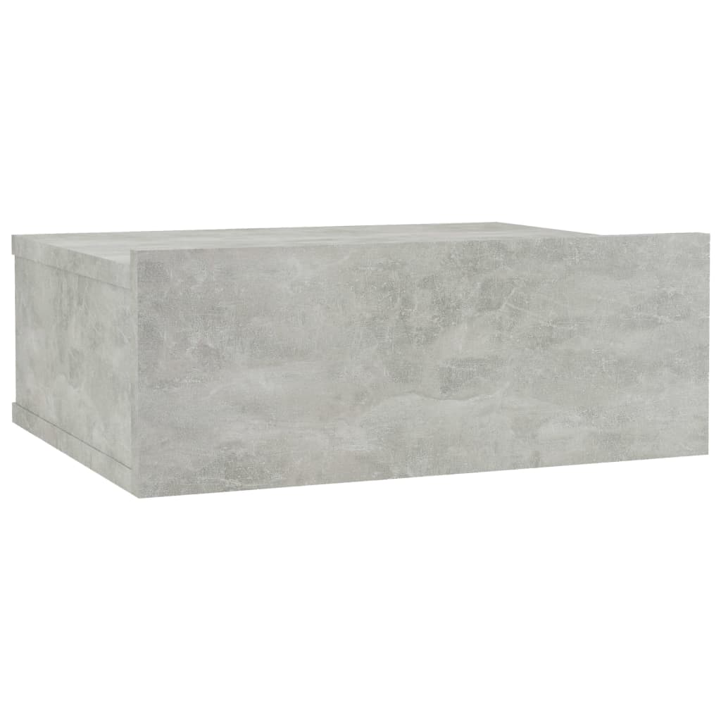Table De Chevet Murale Avec Tiroir 40 X 30 X 15 Cm En Bois Dec033927
