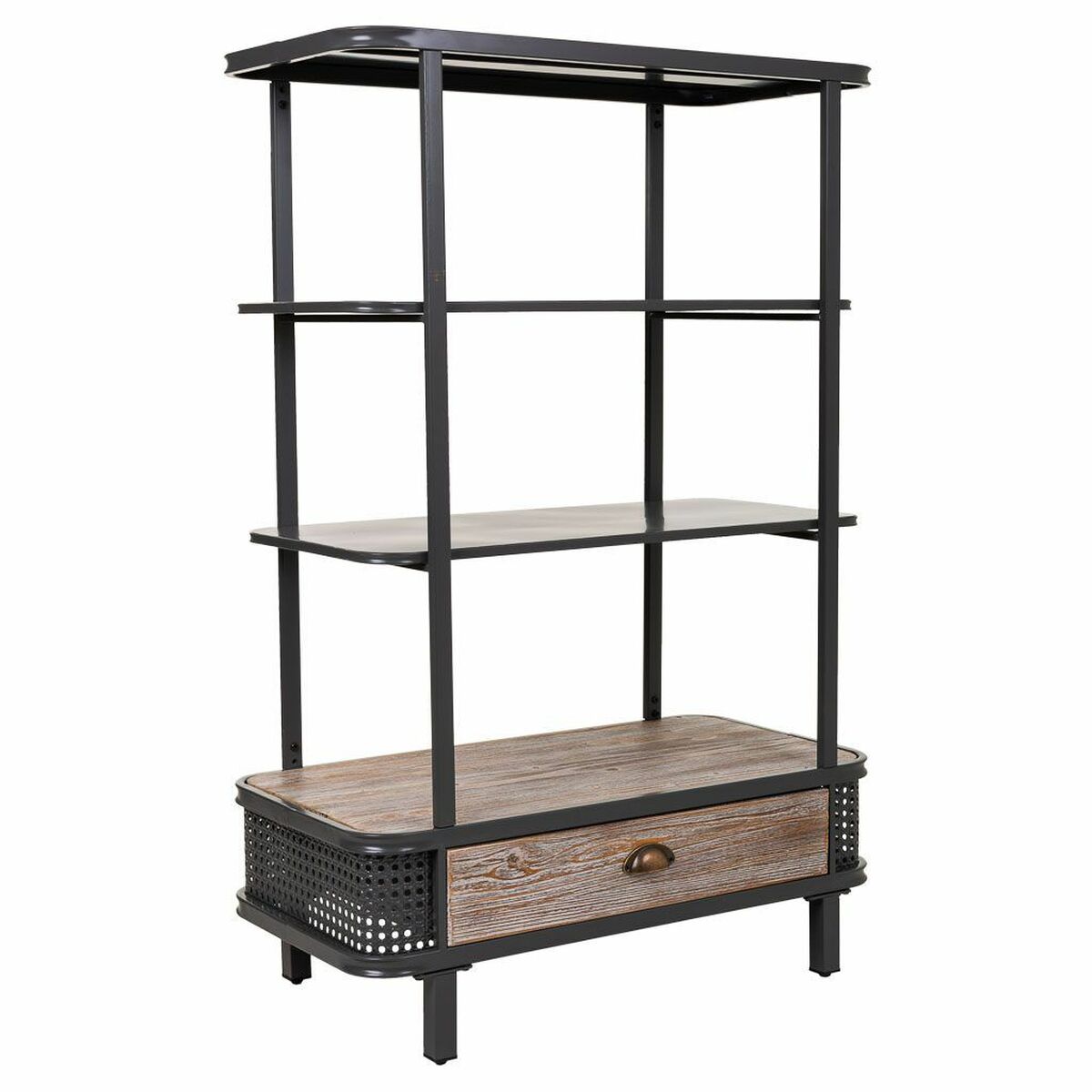 Étagère Alexandra House Living Marron Bois Métal Fer 121 X 40 X 80 Cm