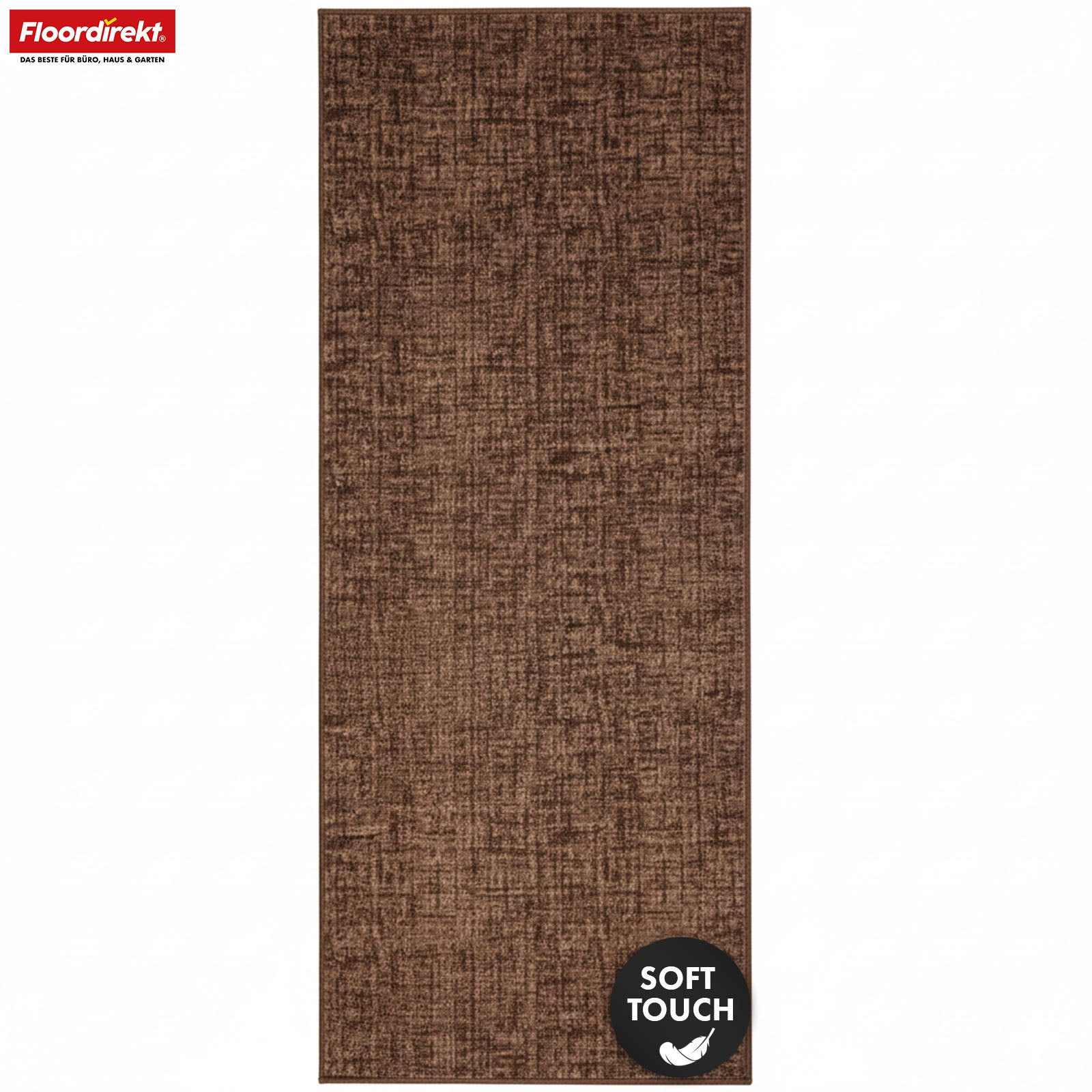 Tapis Couloir Tessaro Style Et Confort À Chaque Espace De Vie, Marron, 80 X 200 Cm