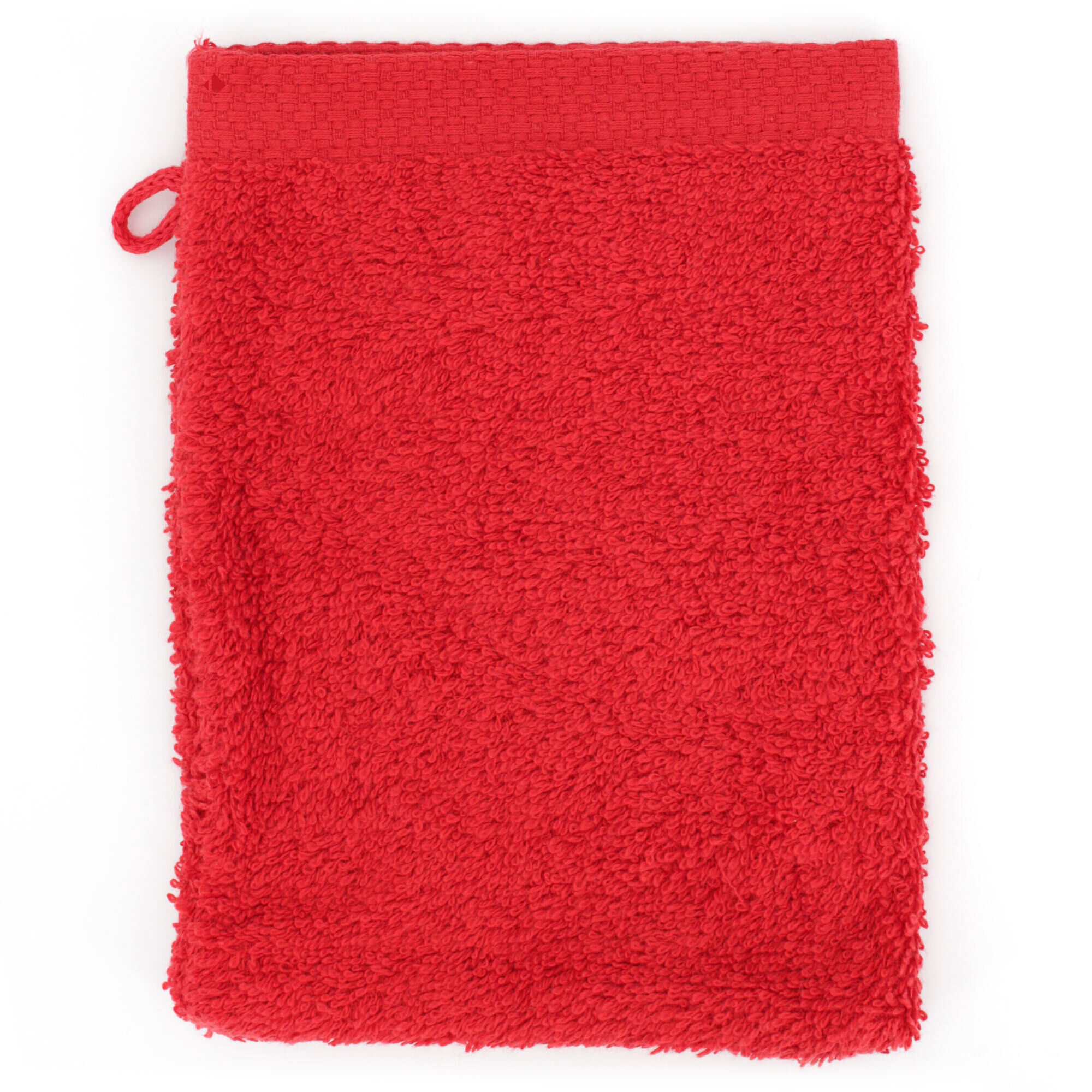 Gant De Toilette 16x21 Cm Pure Rouge 550g/m2