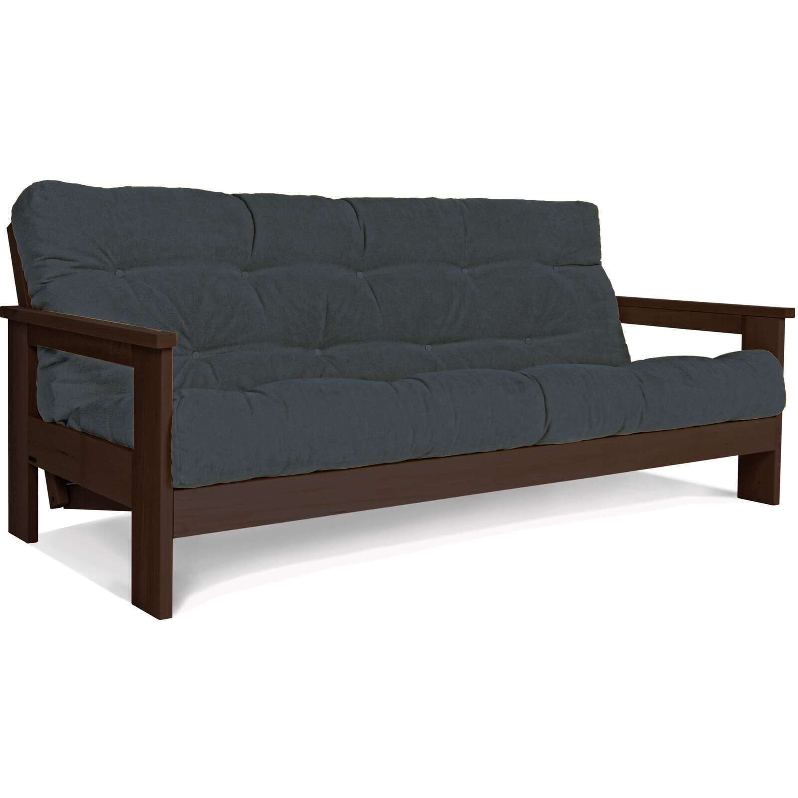 Canapé Lit Mexico - 145 X 200 Cm - Bois Clair Et Beige