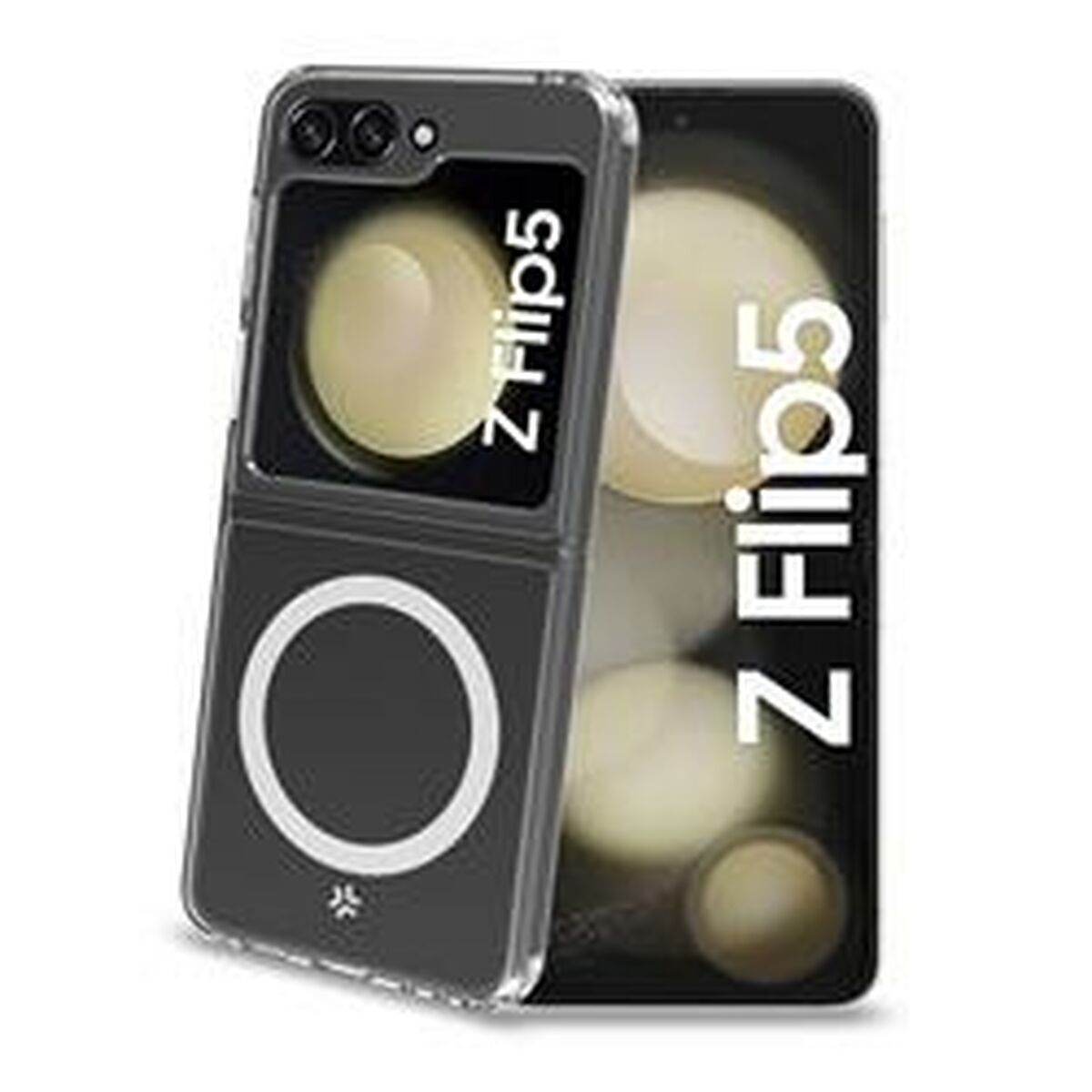 Protection Pour Téléphone Portable Samsung Z Flip 5 Celly Gelskinmag1058 Transparent