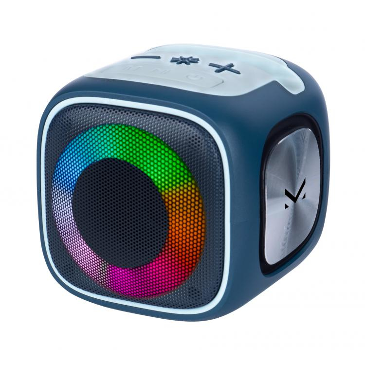 New Majestic Fire 3 Enceinte Portable Stéréo Bleu, Argent 7 W