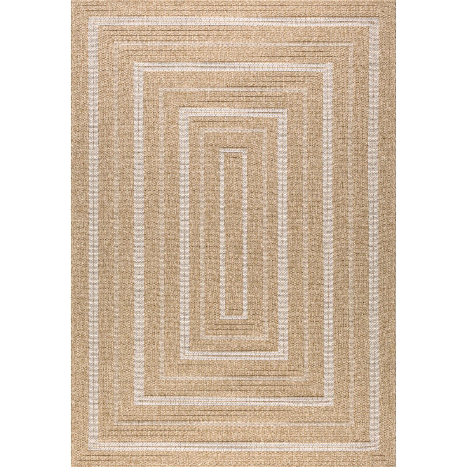 Tapis Tissé Extérieur Intérieur Nature Jute - 160 X 230 Cm