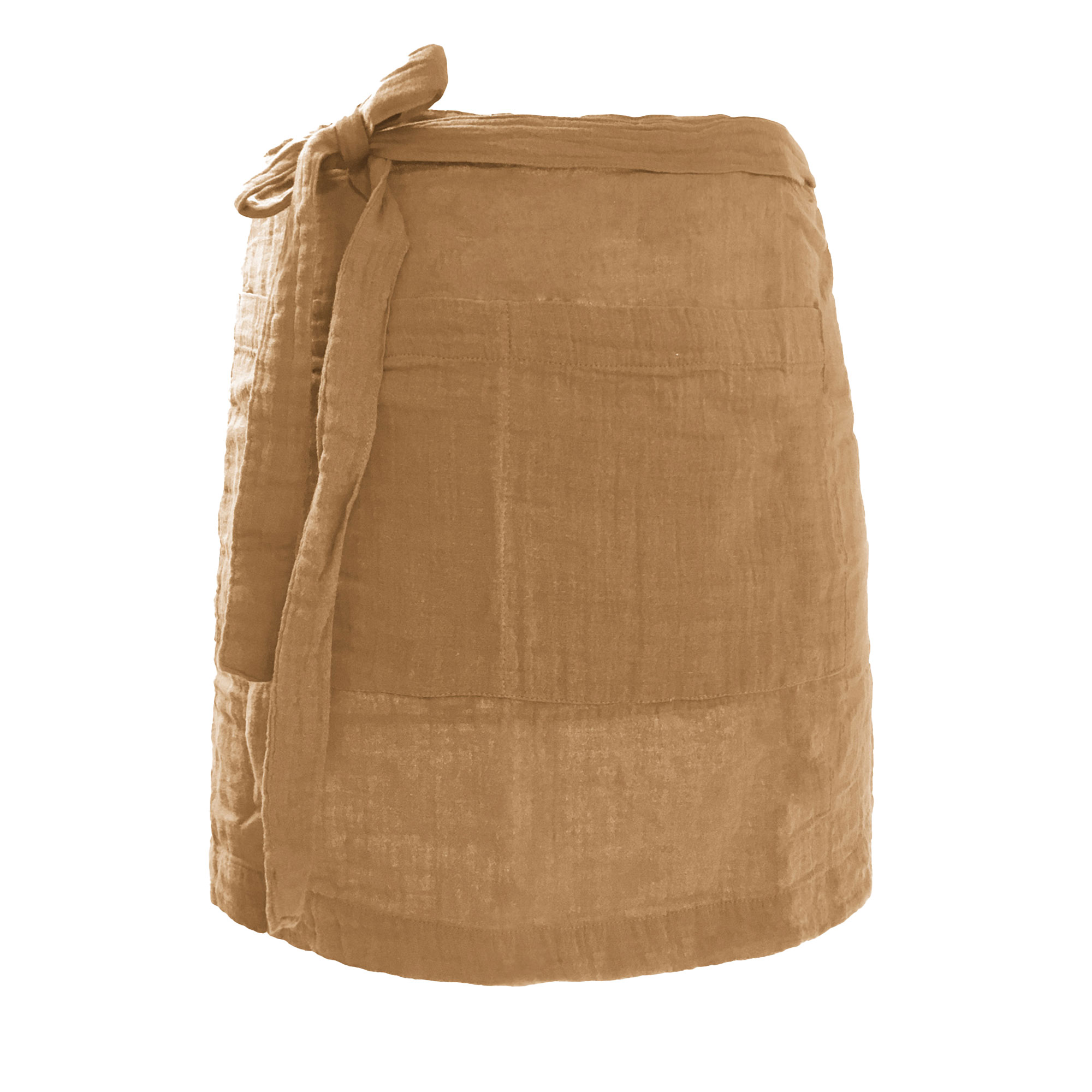 Tablier 45x80 Cm Gaze De Coton Camel