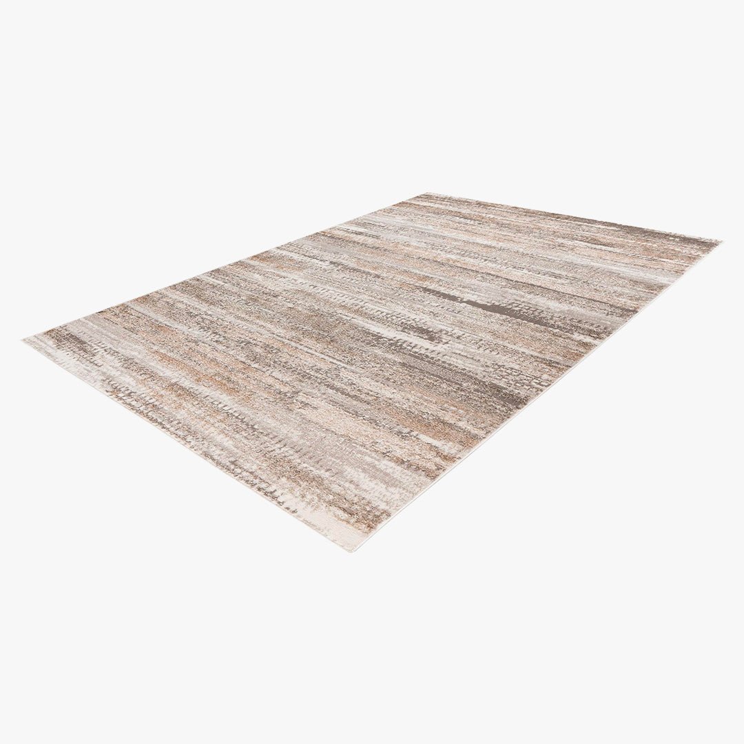 Milas 2 - Tapis En Tissu Texturé Beige - 80x150 Cm