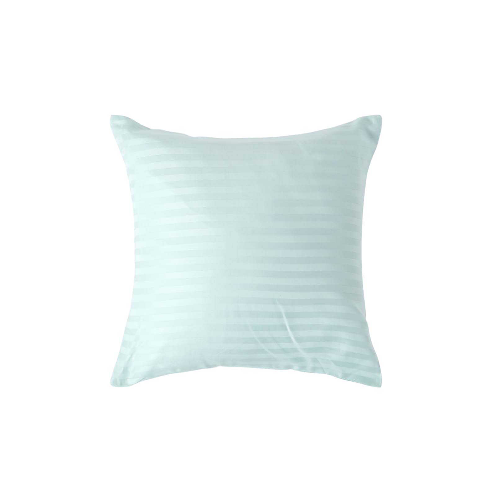 Taie D'oreiller 40x40cm Bleu Coton Égyptien 330tc Homescapes
