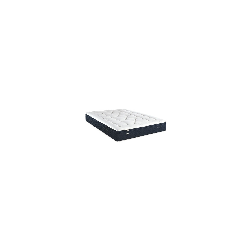 Matelas 1 Place Epeda Galactique Denim 90x190 Cm Ressorts Ensachés 32 Cm