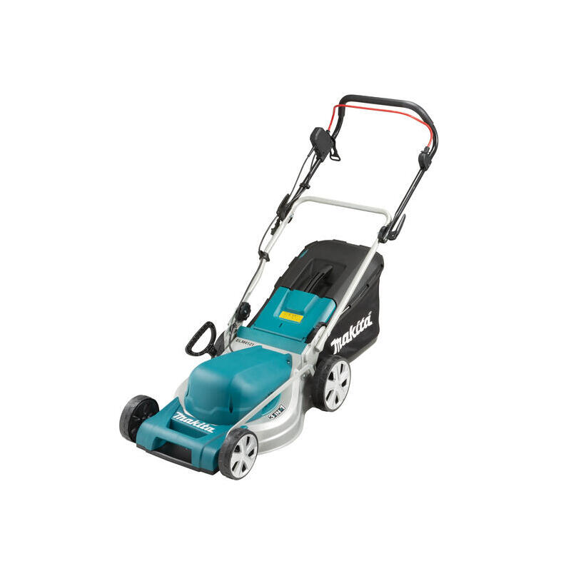 Tondeuse A Gazon Makita Elm4121, Noire Et Bleue, Courant Alternatif