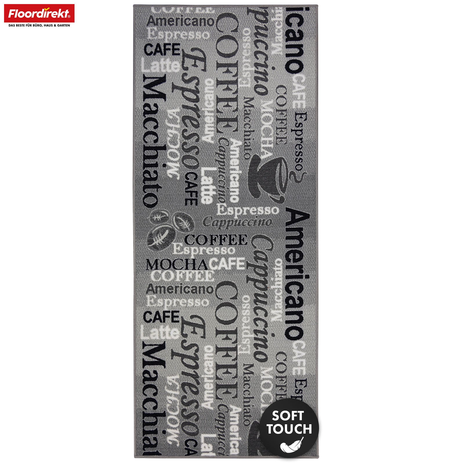 Tapis Sur Mesure Coffee Gris 80 X 50 Cm