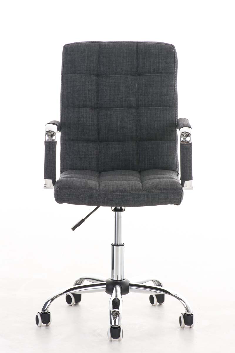 Chaise De Bureau Deli V2 En Tissu Gris