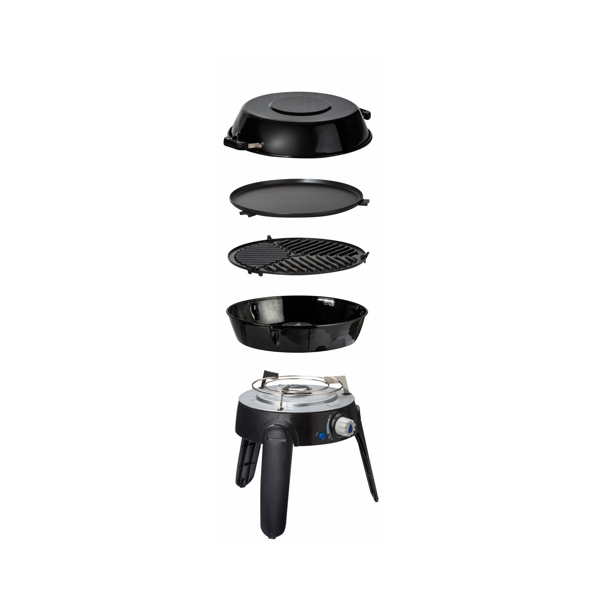 Cadac Barbecue À Gaz Portable Safari Chef 30 Lp Revêtement Céramique Camping