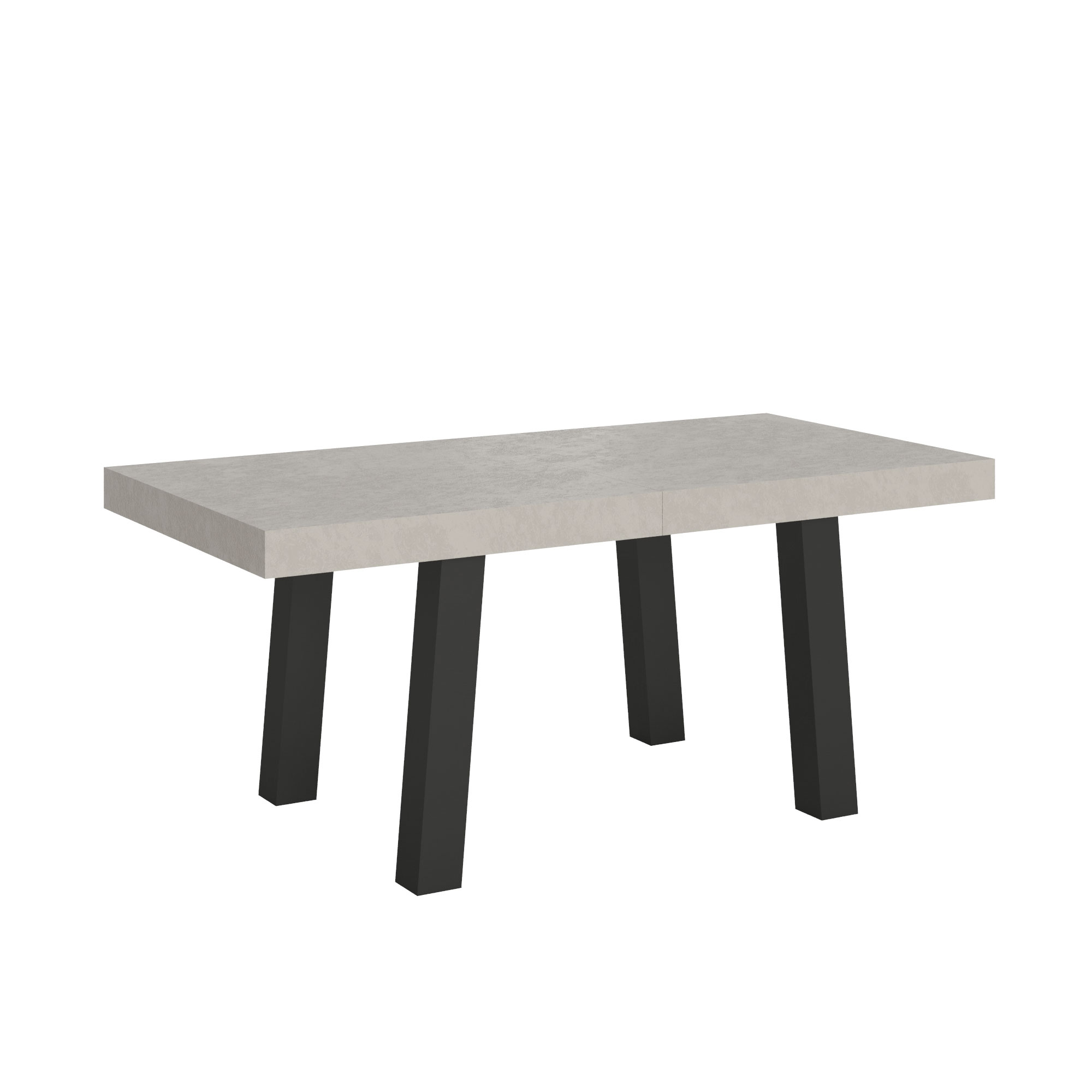 Table Extensible 200/304x90 Cm Bridge Cachemire Pieds Anthracite