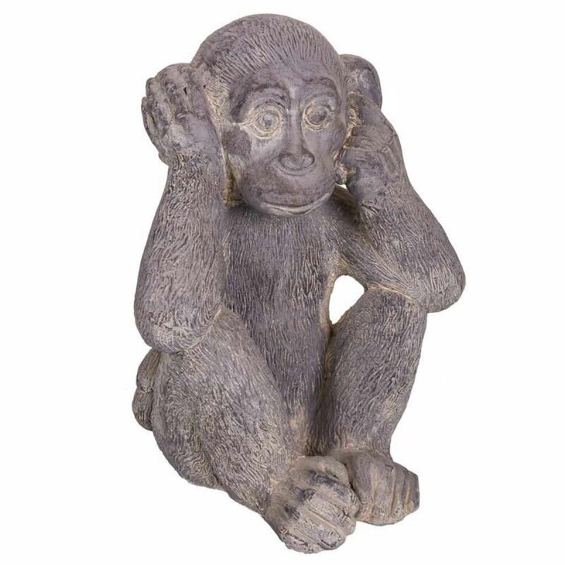 Figurine Décorative Alexandra House Living Gris Magnésium Singe 26 X 40 X 35 Cm