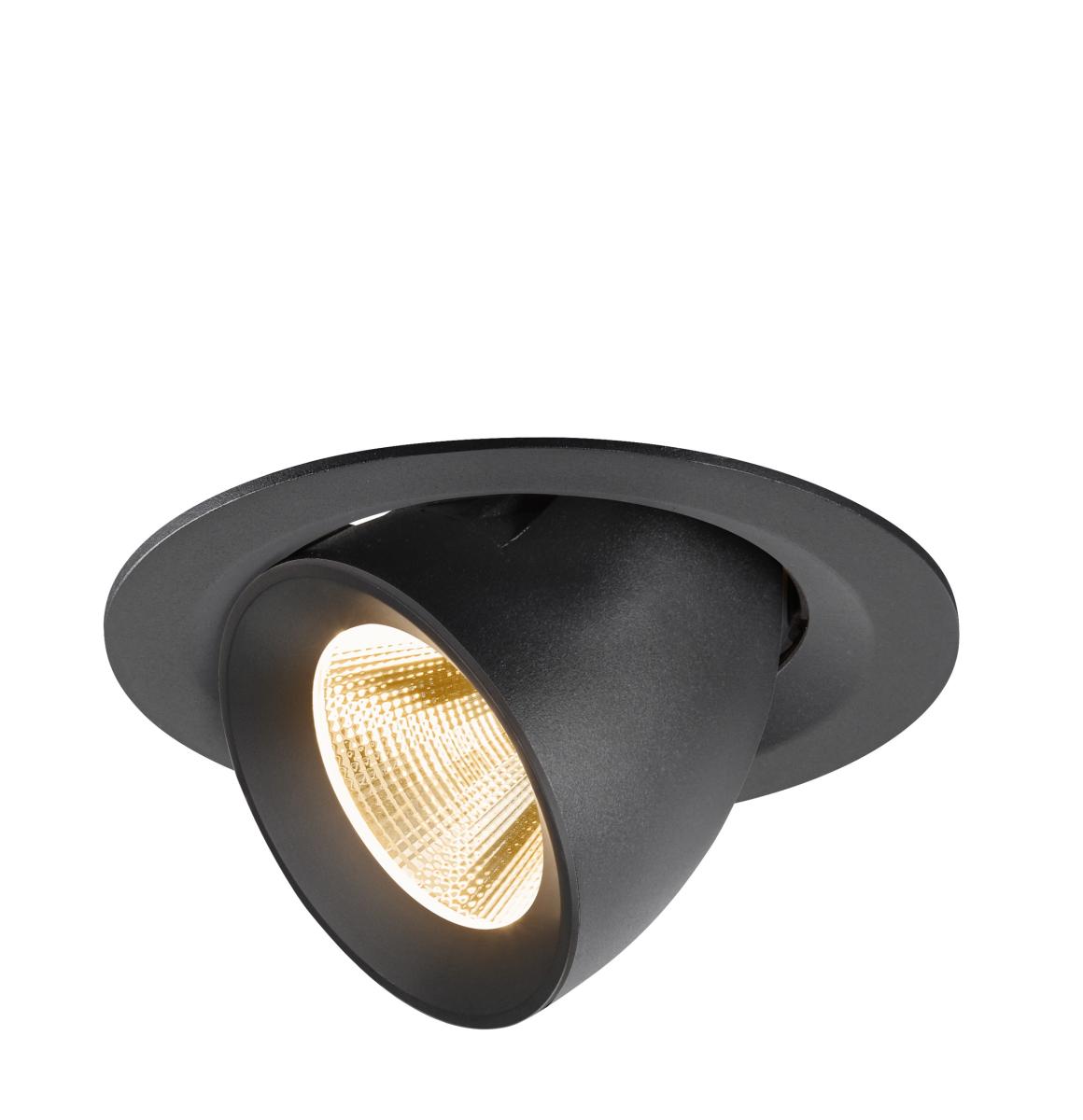 Spot Encastré Numinos® Gimble M Intérieur 2700 K 20c Noir - Slv - 1009541