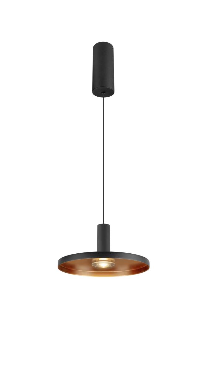 Suspension Lalu® Set Base Led Plate 22 Phase Long. 2m 2700/3000 K Noir - Slv - 1010792