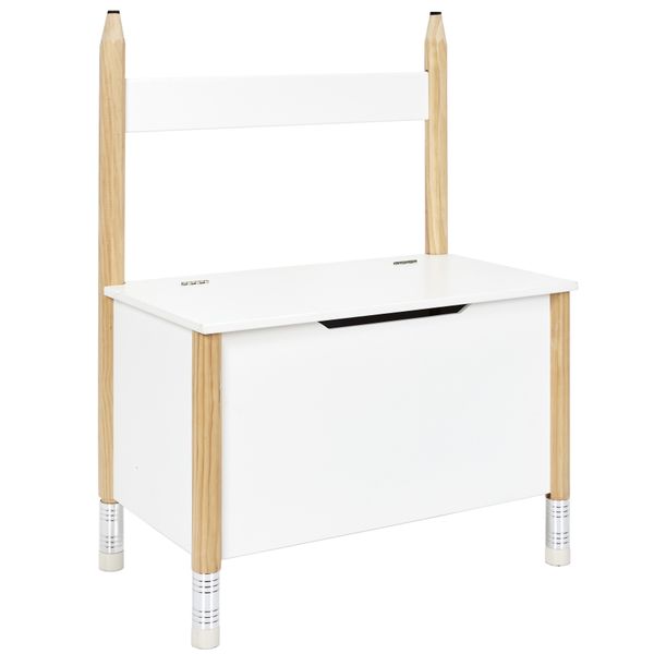 Coffre De Rangement Et Assise - Home Deco Kids - Crayon - Multicolore