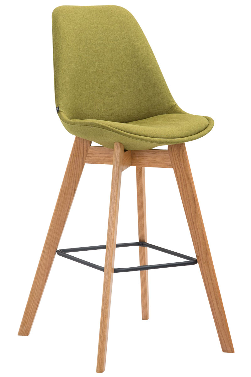 Tabouret De Bar Metz Tissu Natura Vert