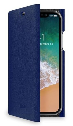 Celly Shell900bl Coque De Protection Pour Téléphones Portables 14,7 Cm (5.8") Housse Bleu