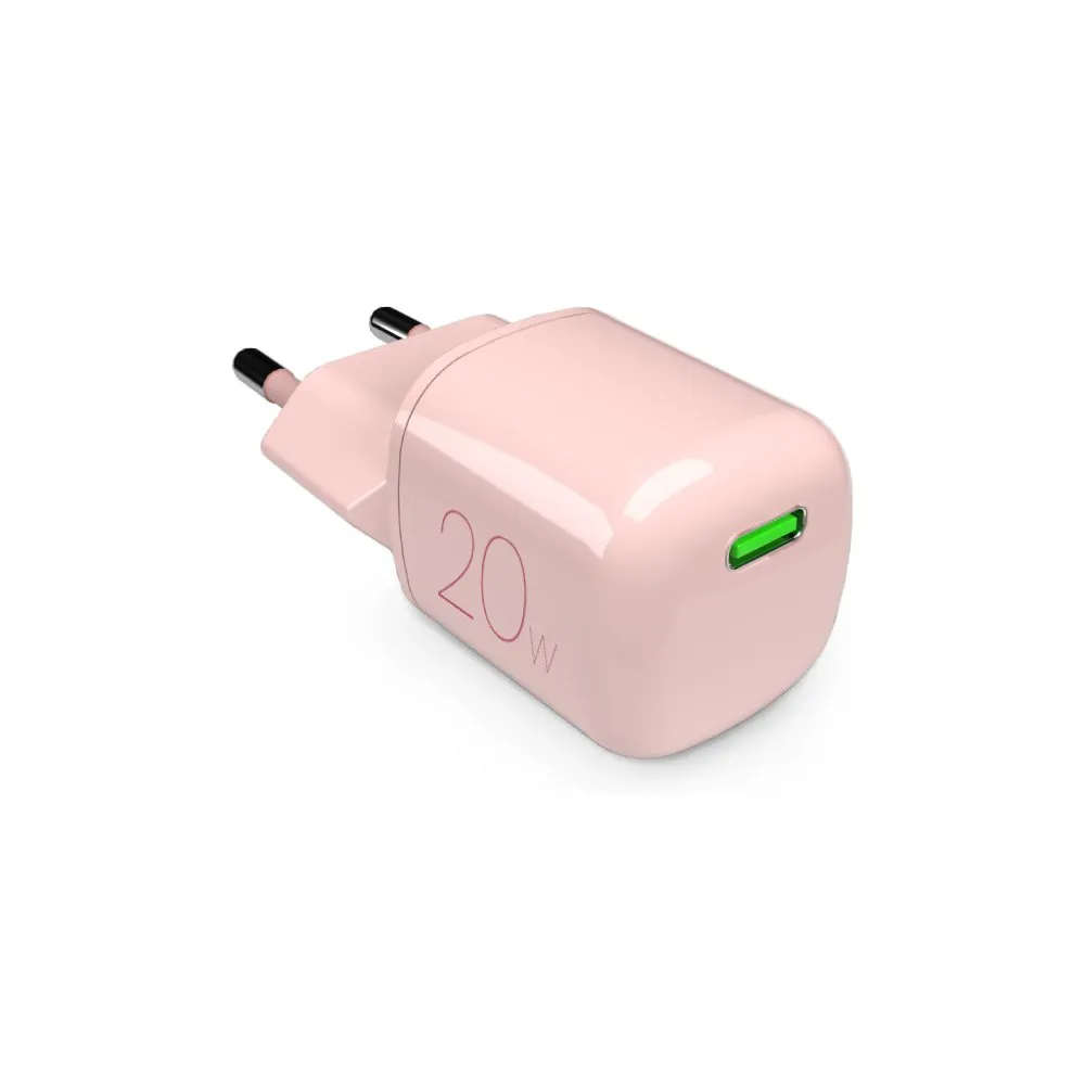 Puro Pufcmtcusbc20wgrose Caricabatterie Per Dispositivi Mobili Smartphone, Tablet Rosa Ac Carica Wireless Ricarica